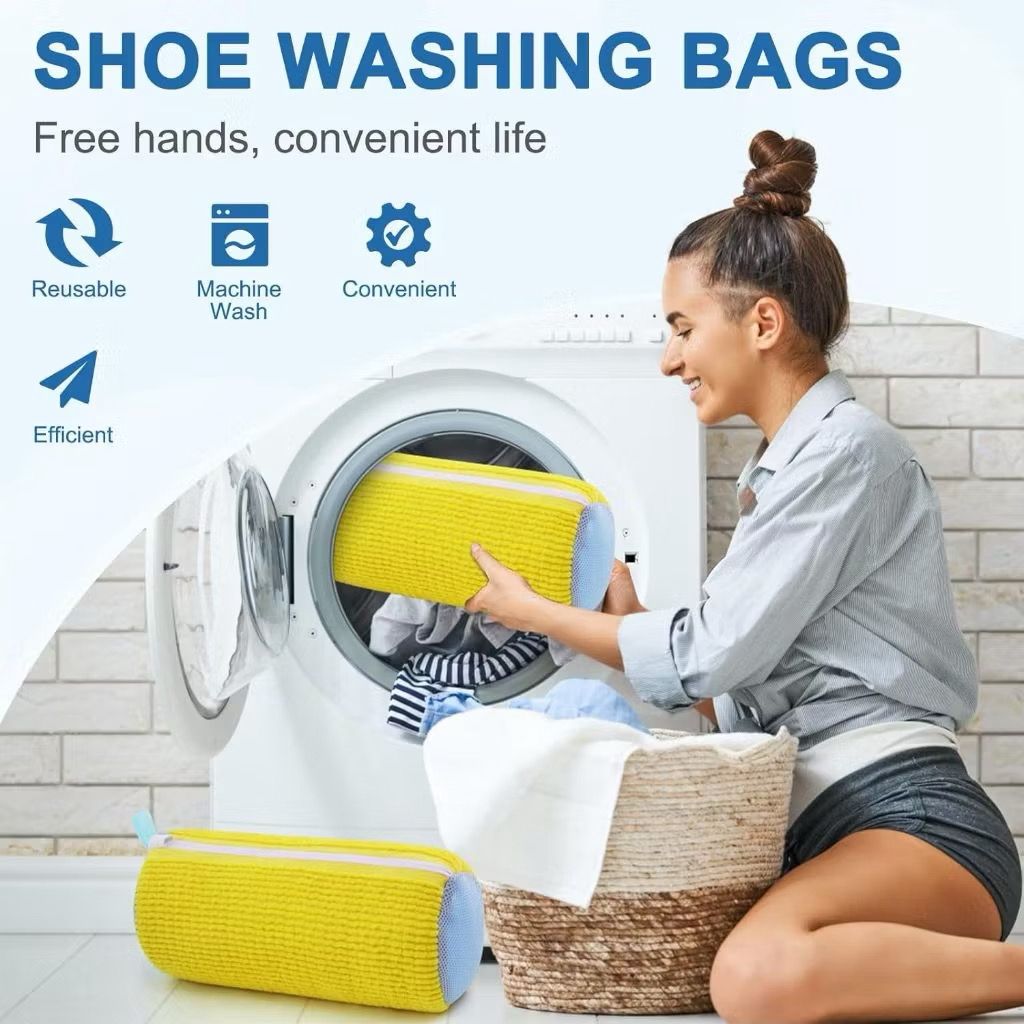 All-in-One Shoe Laundry Bag - Safe Washing for all type shoes
