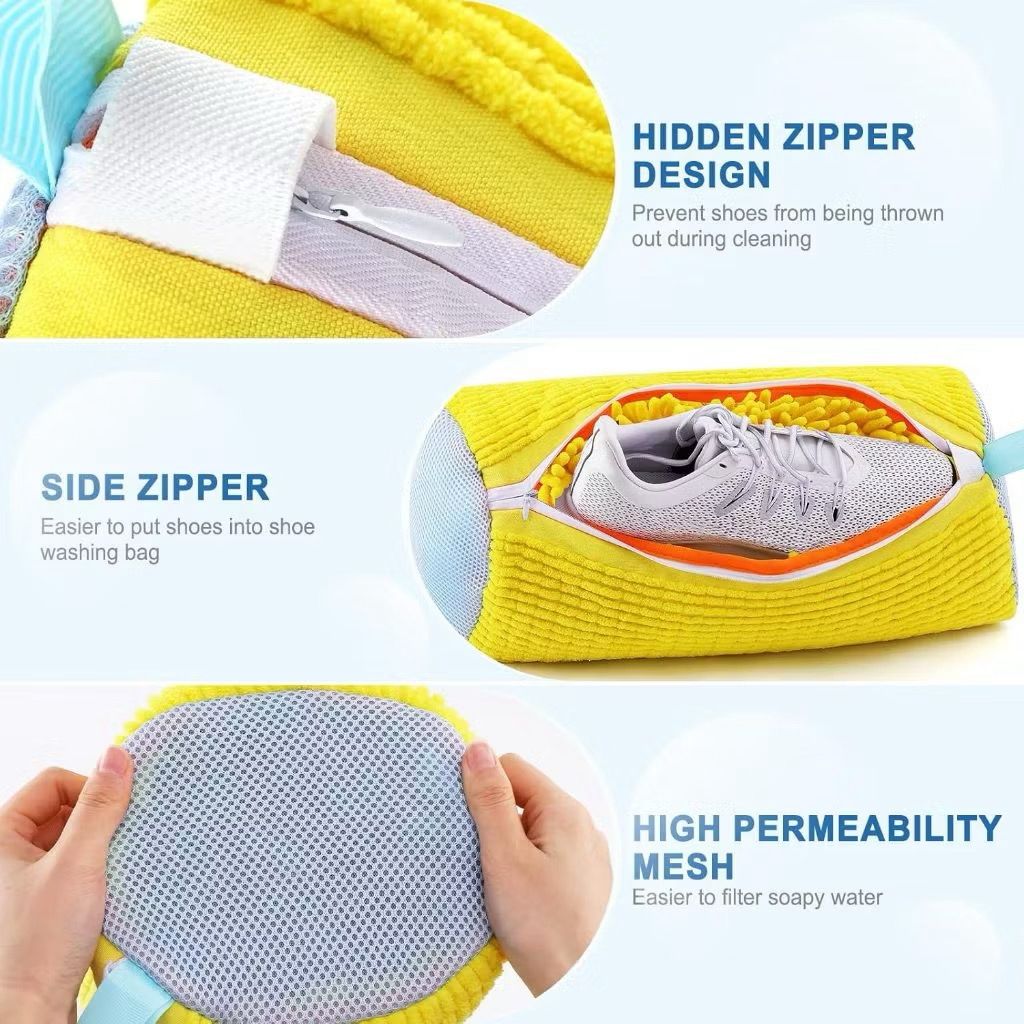 All-in-One Shoe Laundry Bag - Safe Washing for all type shoes